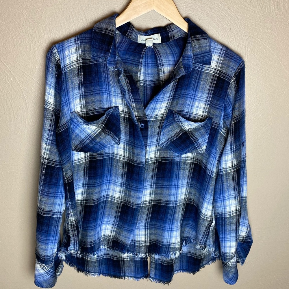 Cloth & Stone Cropped Flannel